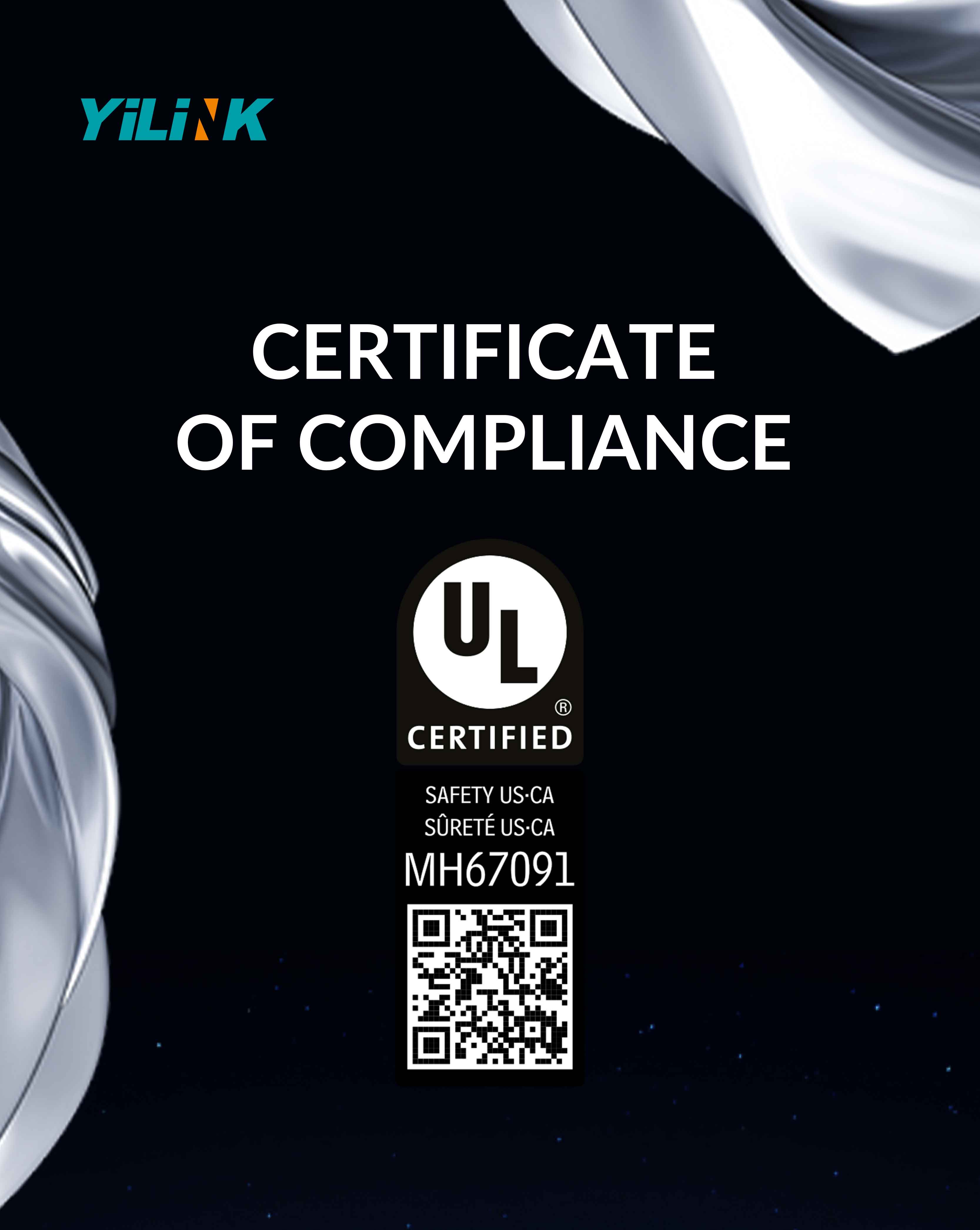 UL 1973 | Certificate of Compliance YiLink Solor Battery